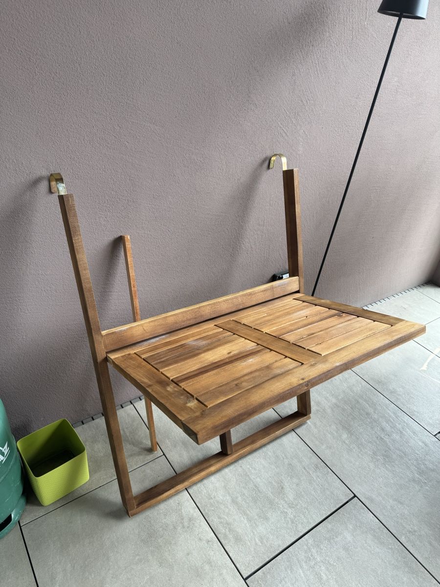 Tavoli: Balkontisch Holz klappbar neu – Nuovo (secondo la descrizione) da Dielsdorf venduto da max_r5vw 1