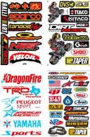 4 Bogen Promotion Sponsoren Sticker Aufkleber 27x18 cm NS005