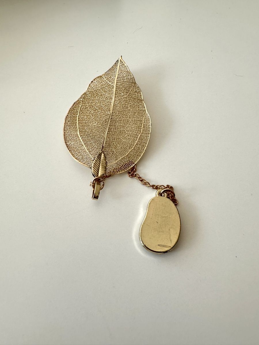 Autres collections & raretés: Golden Leaf Bookmark with Clock Pendant – Neuf (Voir description) à Gattikon par Sarahs_Schatzkammer 3
