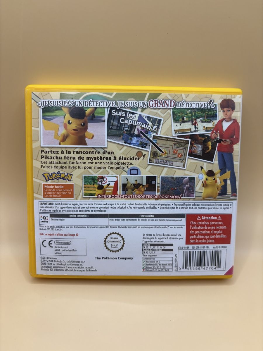 Giochi: Détective Pikachu 3DS – Usato da Genève venduto da sho_67qj 1