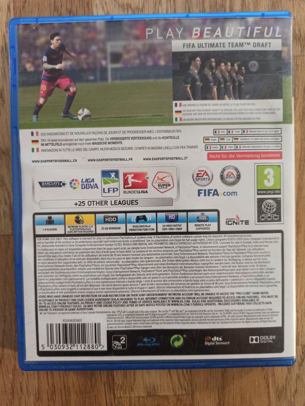 Giochi: FIFA 16 PS4 / PS5 – Usato da Oberweningen venduto da mar_87mx 1