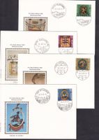 4 FDC Pro Patria 1983 Serie Einzelmarken Orts-ET 26.5.1983