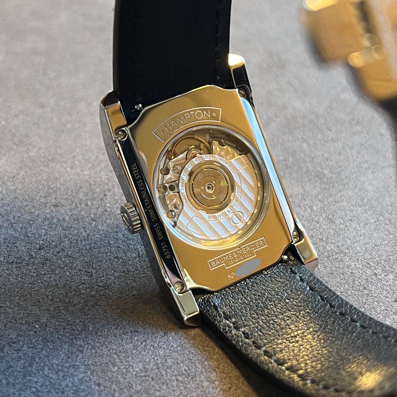 Baume & Mercier Orologi: Baume & Mercier Hampton Automatic Full Set M0A10156 – Usato da Carouge GE venduto da Watchaser 4