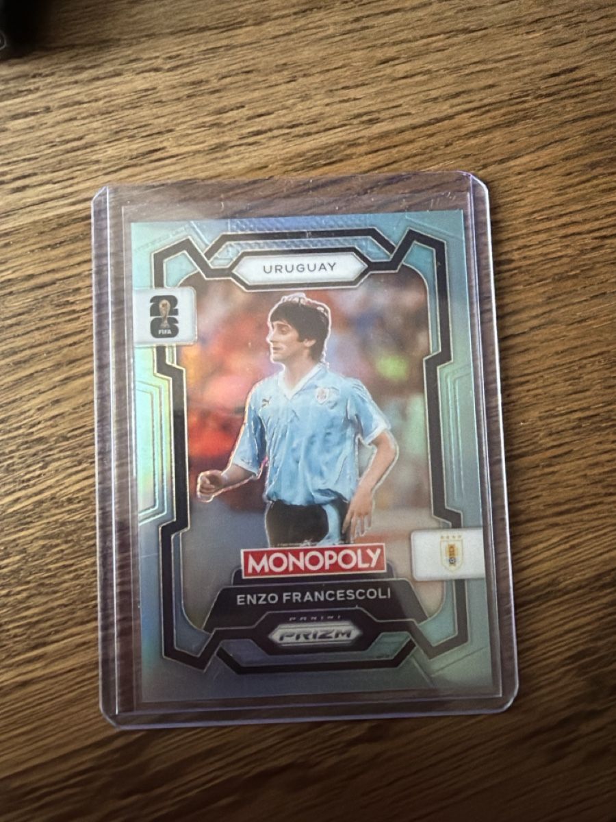 Panini Carte collezionabili: Uruguay World Cup 2026 Prizm Monopoly Auto Numbered – Usato da Praz (Vully) venduto da ShoreCards 3
