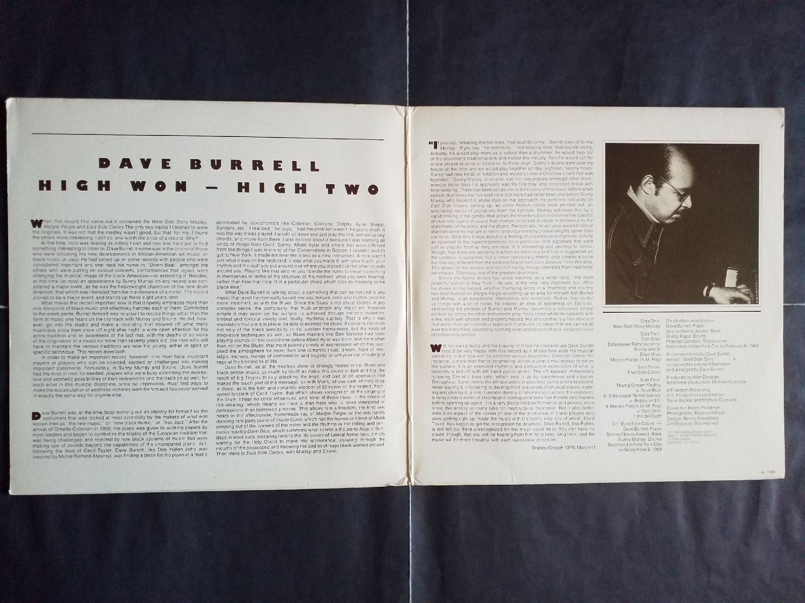 Dischi in vinile: DAVE BURRELL,  high won ......... (2LPS) 1st 1976 US  +++++ – Usato da Yverdon-les-Bains venduto da Jacotreut 2