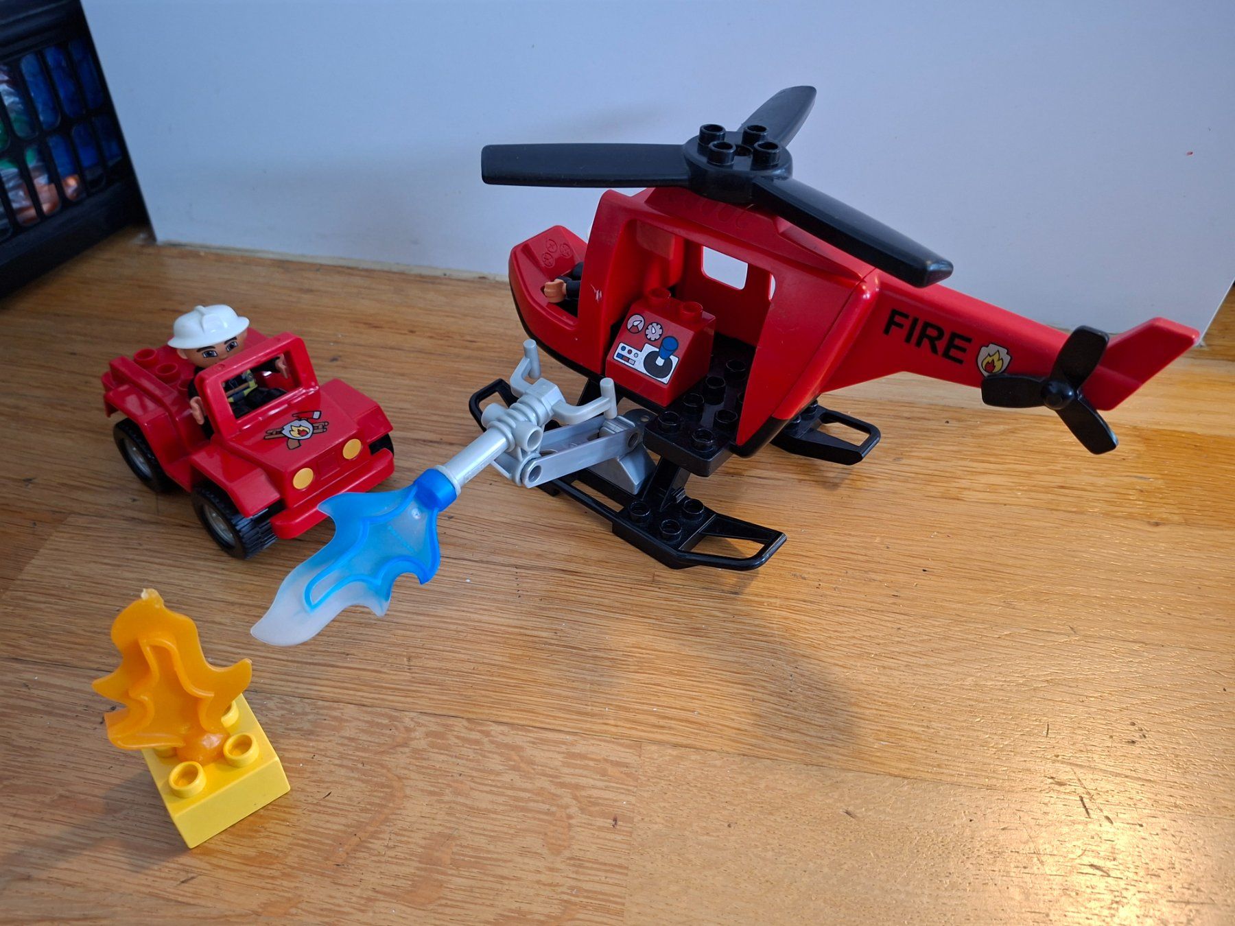 Lego Giocattoli: LEGO Duplo Feuerwehr-Hubschrauber – Usato da Balterswil venduto da Steineparadies 3