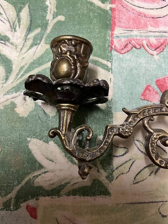Portacandele: Kerzenständer Antik mit Engel – Usato da Oberglatt ZH venduto da sglattibrocki 2