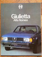 ALFA ROMEO GIULIETTA 1978 Prospekt brochure catalogue