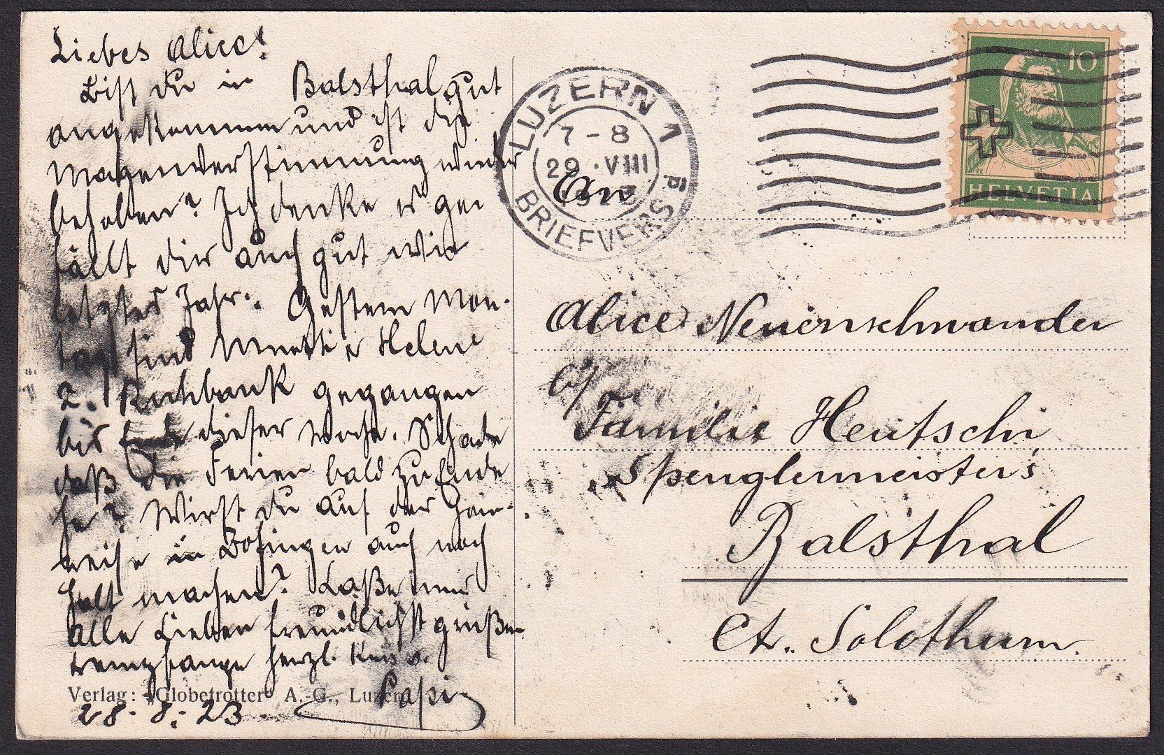 Cartes postales: Luzern Moosmatt 3 Bilder – D'occasion à Olten par clotaldi 1