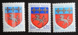 Frankreich Yvert Kat. 1510 Varbvarianten **