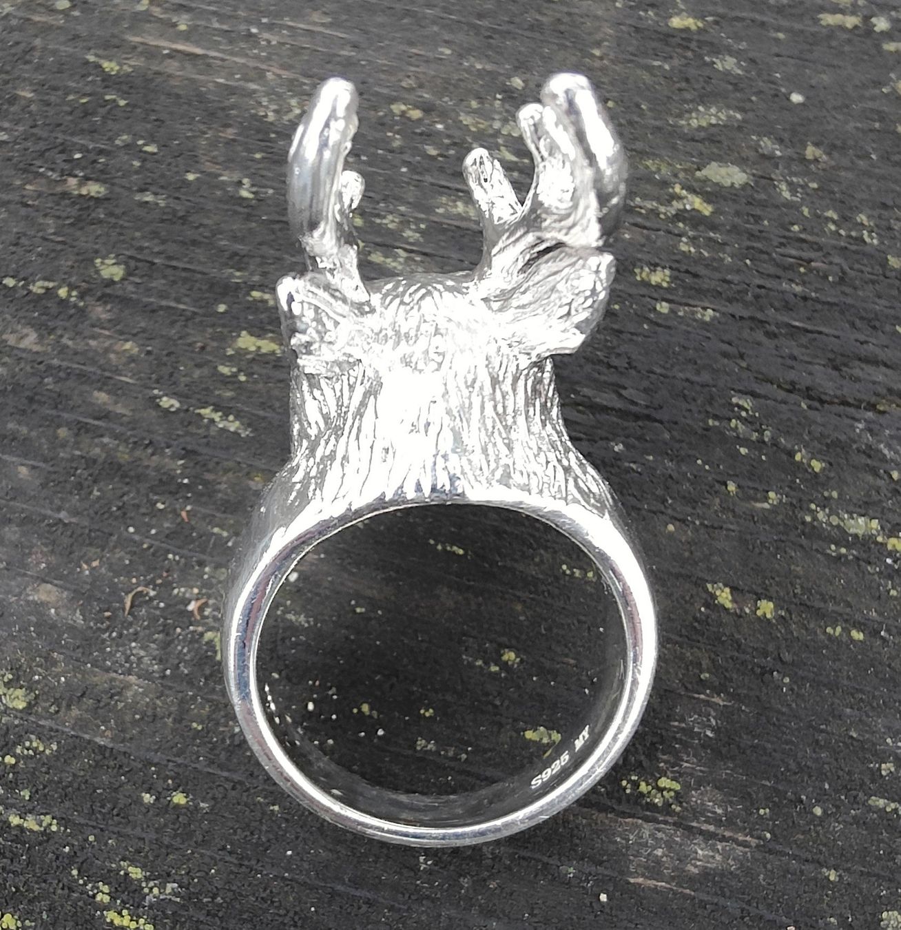 Anelli: Origineller Rentier Ring aus Silber 925 – Nuovo e nell'imballaggio originale da Rümlang venduto da 21f 6