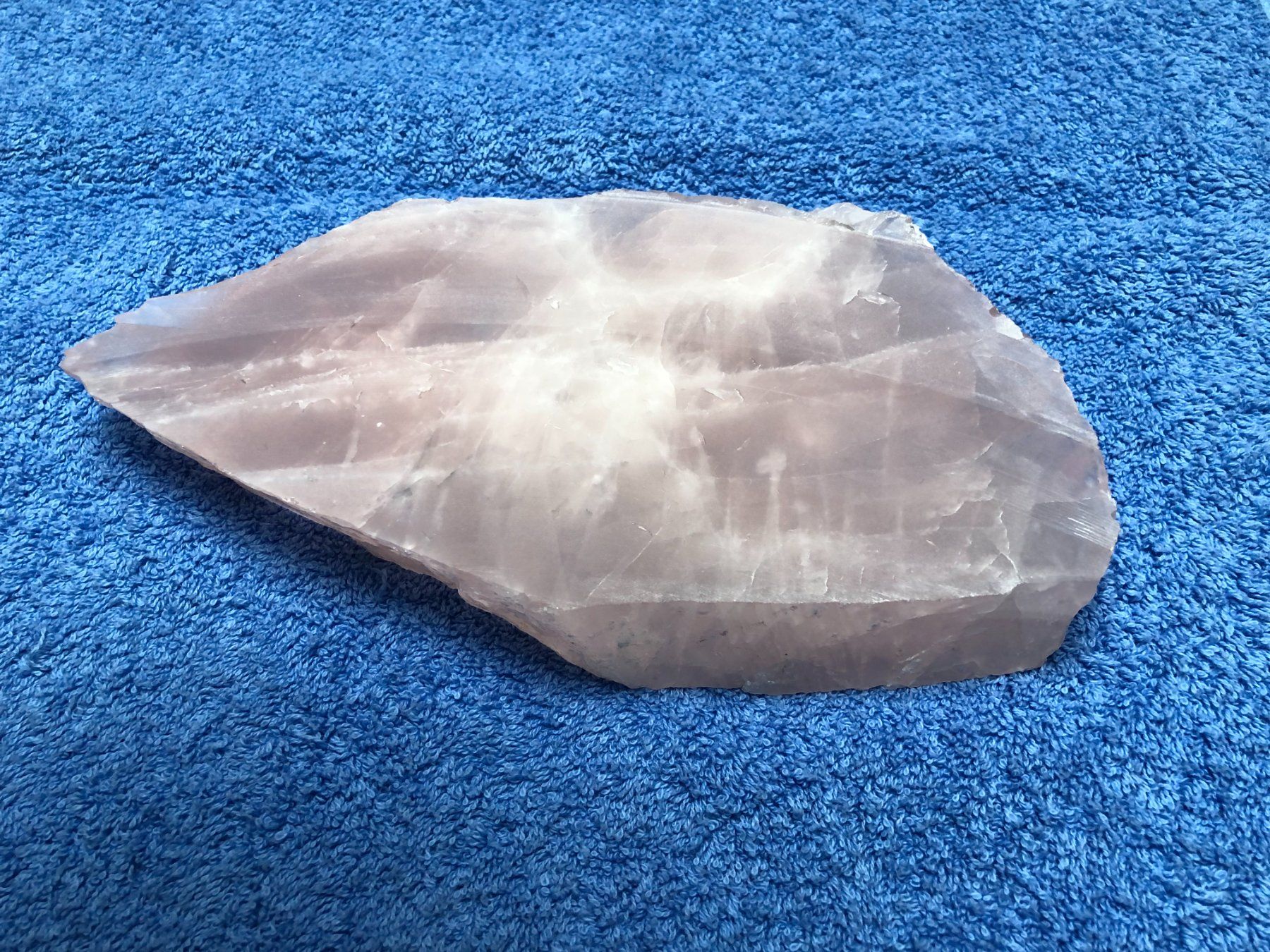 Mineralien & Heilsteine: Rosenquarz Scheibe  **NEU** – Neu (gemäss Beschreibung) aus Siebnen von Trans-Am 1