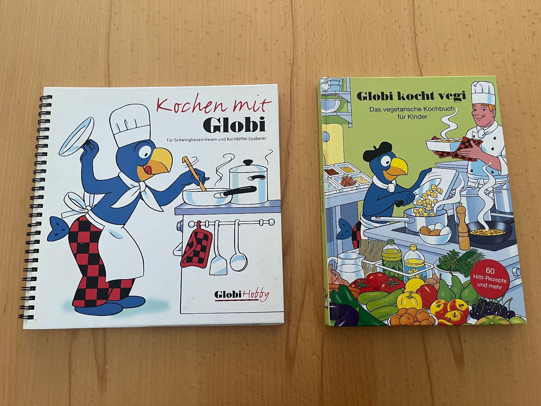 Livres: 2 Globi Kochbücher für Kinder – D'occasion à Jona par tissot8645