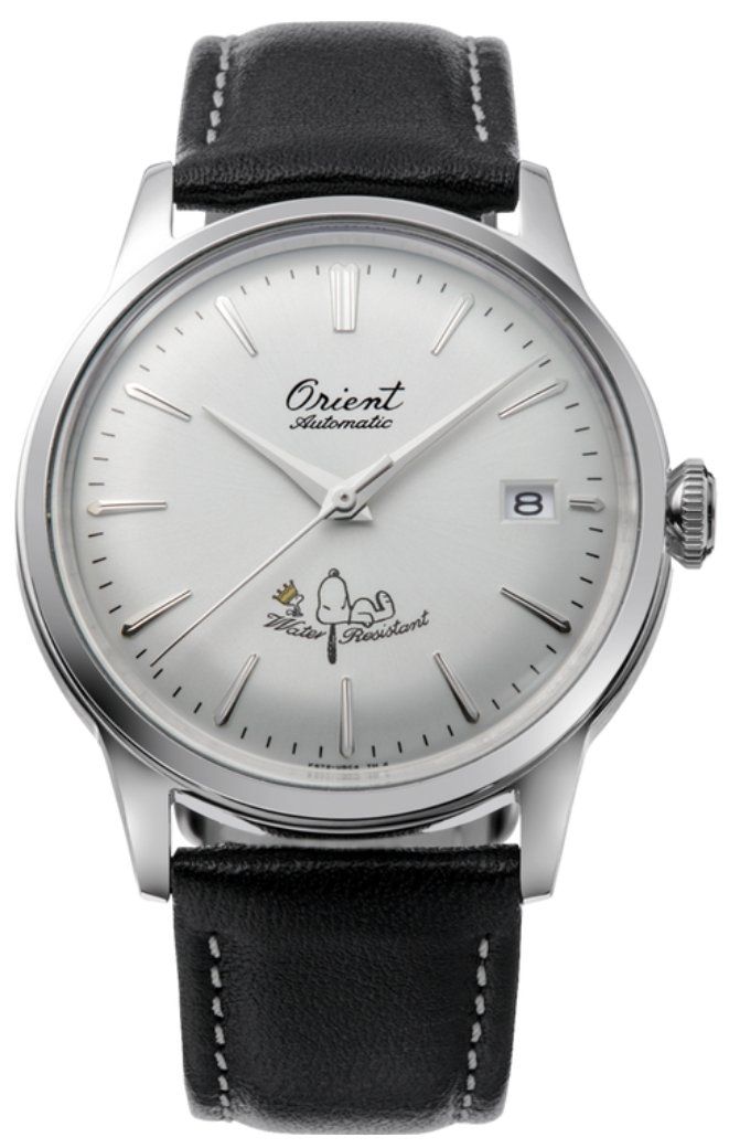 Orient Orologi: Orient Bambino 38mm - Édition limitée Peanuts RA-AC0M16S – Nuovo e nell'imballaggio originale da St-Cergue venduto da Stekuff