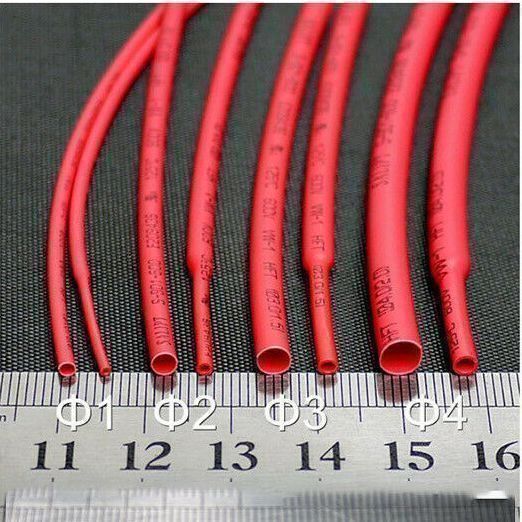 Componenti elettronici: Schrumpfschlauch rot, 1m,  1mm – Nuovo (secondo la descrizione) da Luzern venduto da Salefactory