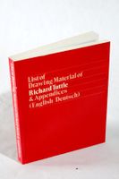 RICHARD TUTTLE (USA, *1941) List of Drawing Materials of...