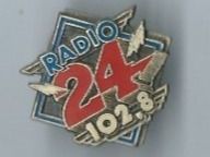 Plaketten & Abzeichen: Radio24  PIN – Gebraucht aus Zürich von t24_de