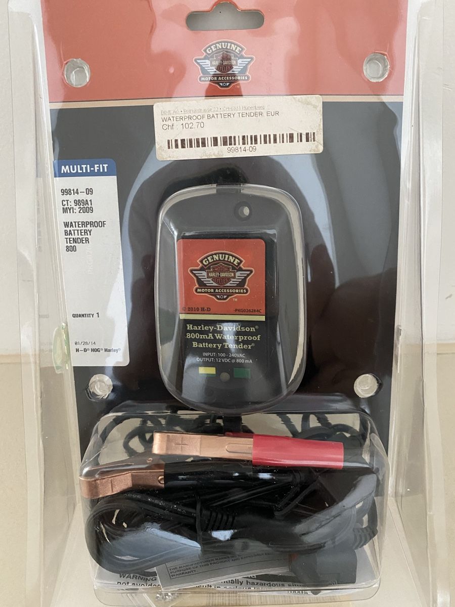 Caricabatterie: Original Harley-Davidson Waterproof Battery Tender 800mA – Usato da Buonas venduto da vonRich