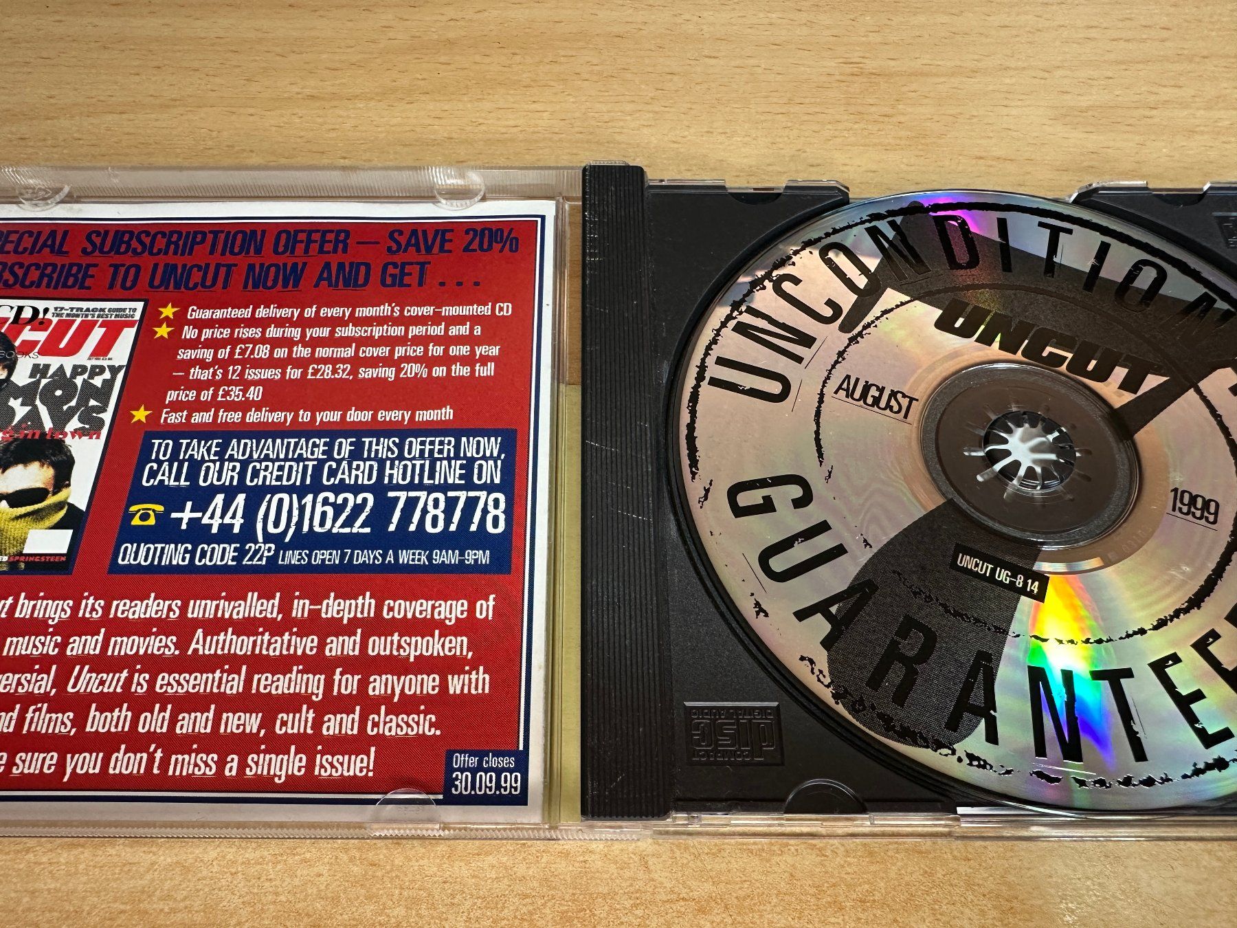 CD: M4 Various Unconditionally Guaranteed Volume 7 August 1999 – Usato da Rikon im Tösstal venduto da Alpenmutz 2