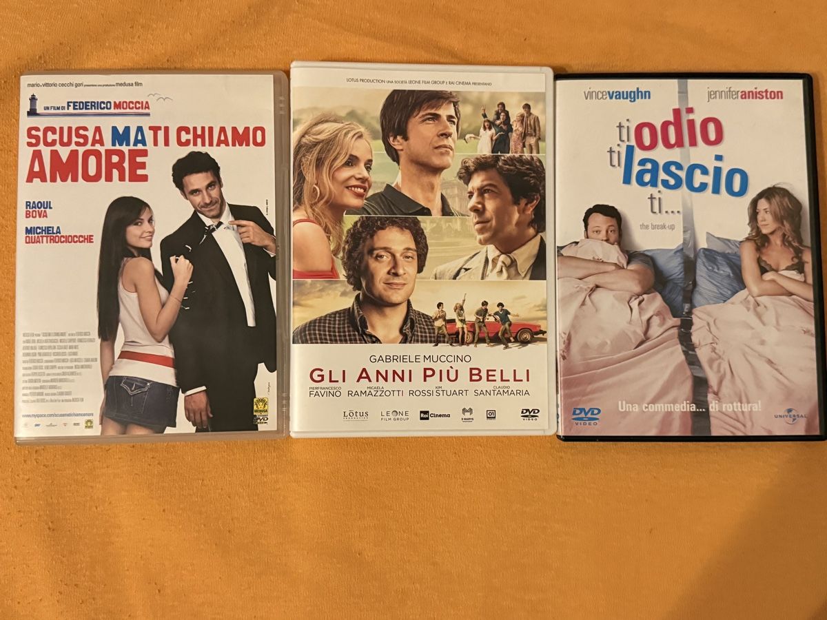 Tutti i DVDs: DVD in italiano - Set da tre – Usato da Basel venduto da zukk_