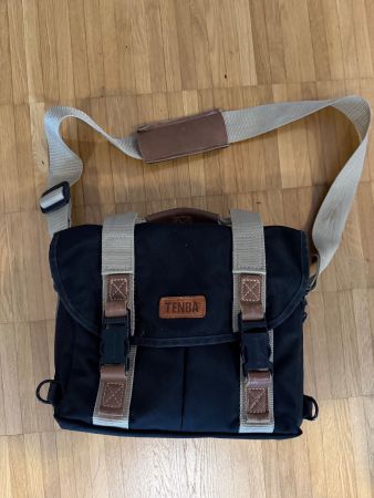 Tenba Kameratasche Messenger Bag gepolstert schwarz