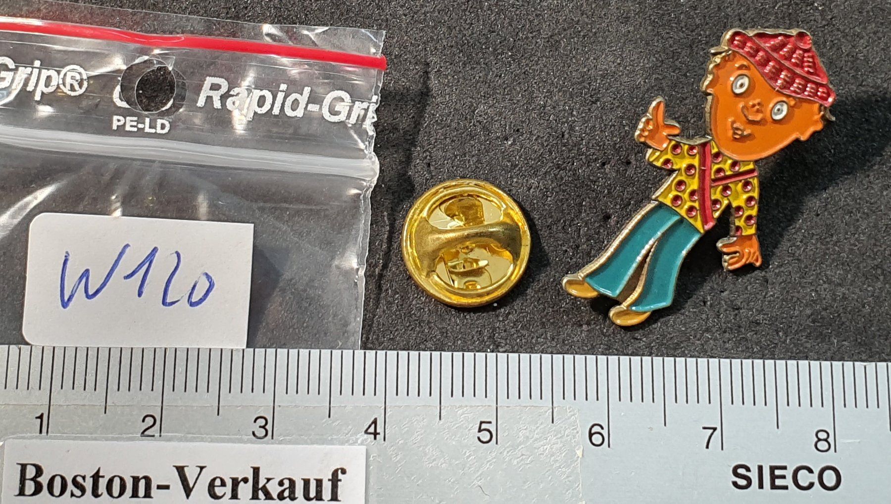 Plaketten & Abzeichen: W120 - Pin Wo ist Walter – Gebraucht aus Reinach BL von Boston-Verkauf 1