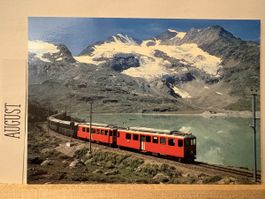 AK von Bernina Bahn