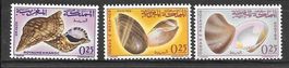 Marokko Serie 550 - 552 Weichtiere * 5.7.1965