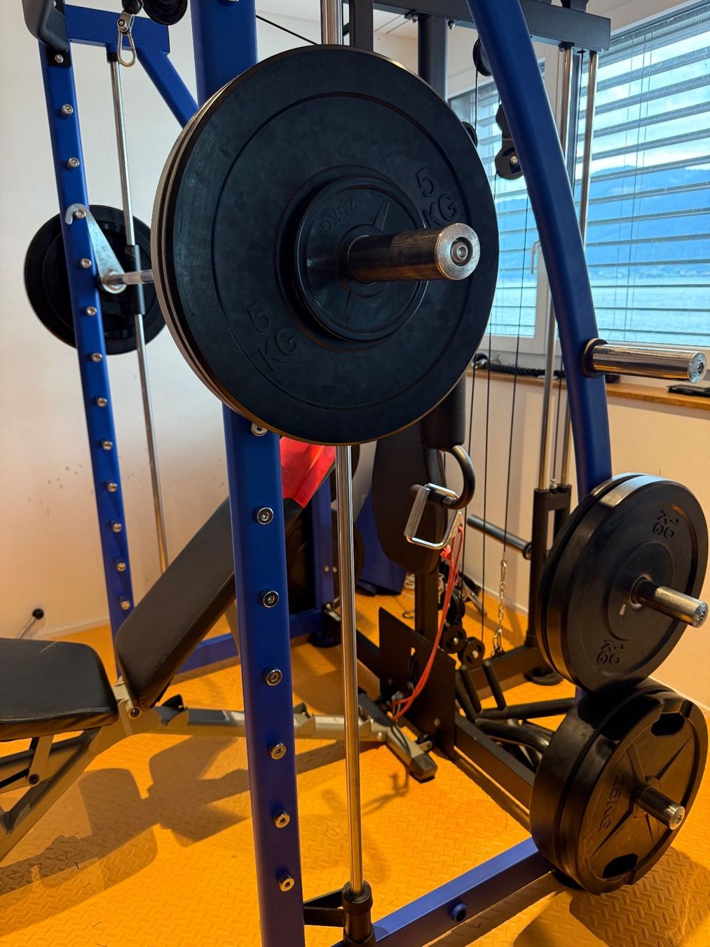 Maxxus Hometrainer: Multifunktions-Kraftstation / Smith Machine – Komplett – Usato da Walchwil venduto da Bodytransformer2000 1