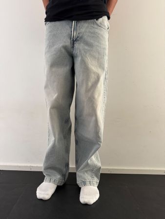Bershka Jeans hellblau Used Look Grösse 36 gebraucht