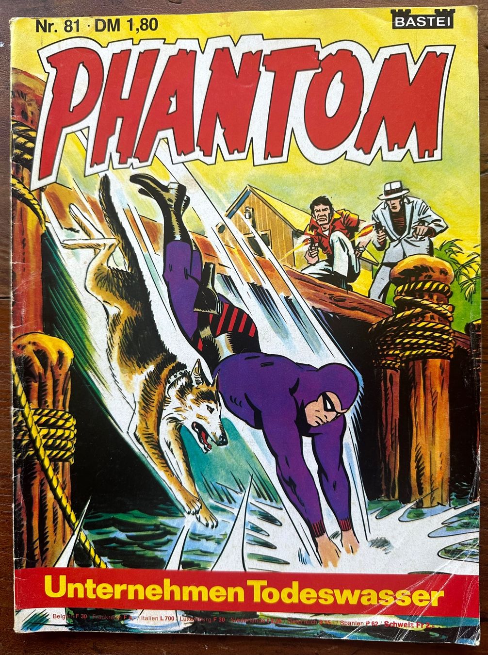 Comics: Phantom Nr. 81  DM 1.80, hunderte Comics ab 1.- – Gebraucht aus Seltisberg von quadartswiss