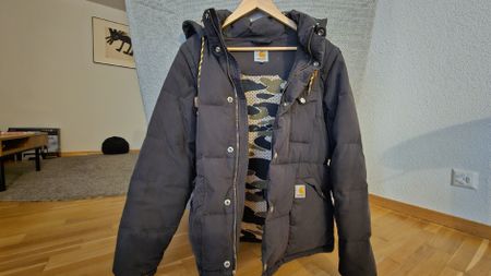 Carhartt WIP Hubert Jacket Schwarz/Camo – Gr. M