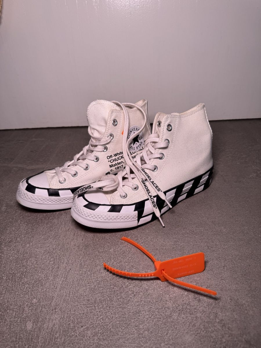 Off-White Scarpe da uomo: Off-White x Converse Chuck 70 "Stripe" – Usato da Muraz (Collombey) venduto da k.lr 3