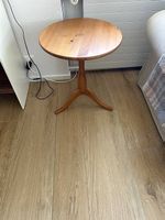 Runder Beistelltisch aus Holz, Vintage, als Nachttisch od...