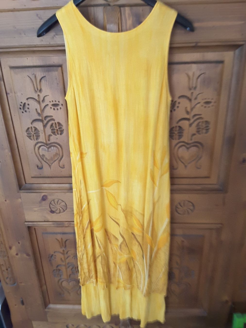Vestiti: Langes gelbes Sommerkleid Gr. M – Nuovo (secondo la descrizione) da Boppelsen venduto da tigimohrli 4