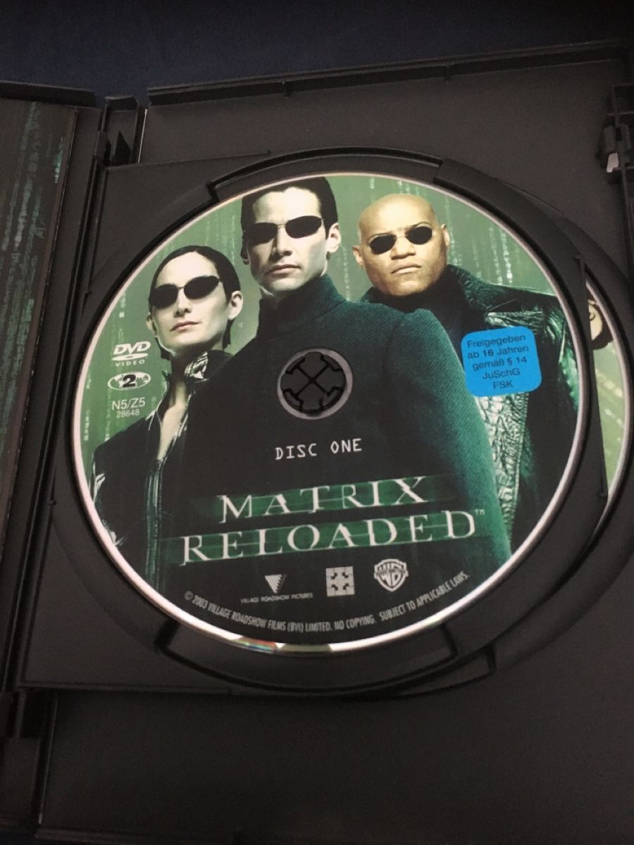 Tous les DVDs: Matrix Reloaded dvd – D'occasion à Seengen par Predator86 2