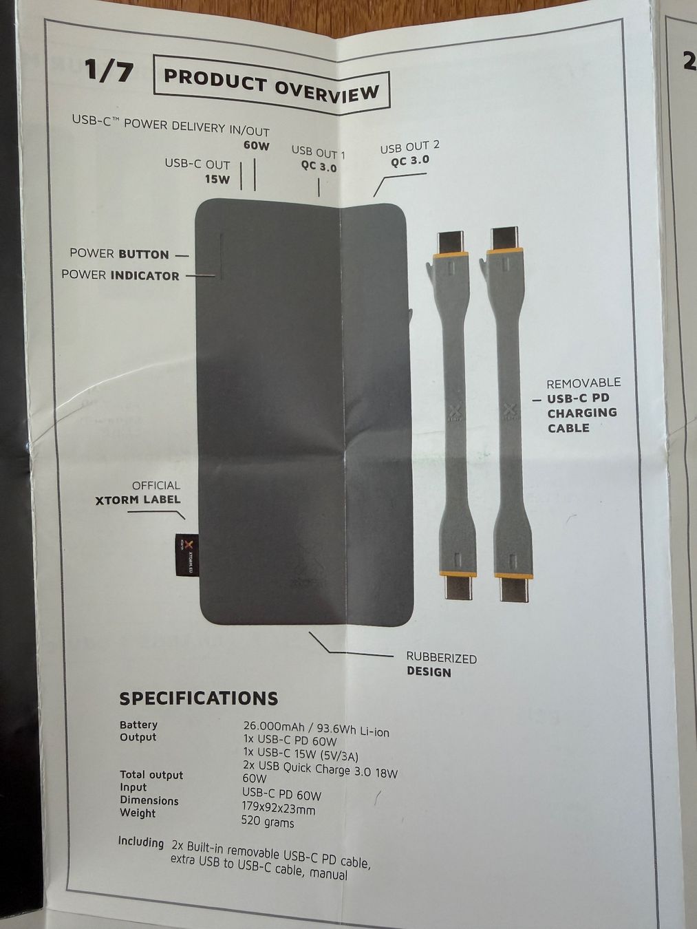 Xtorm Caricabatterie: Powerbank Xtorm XB303 Voyager – Usato da Embrach venduto da Lieblingszeugs 3