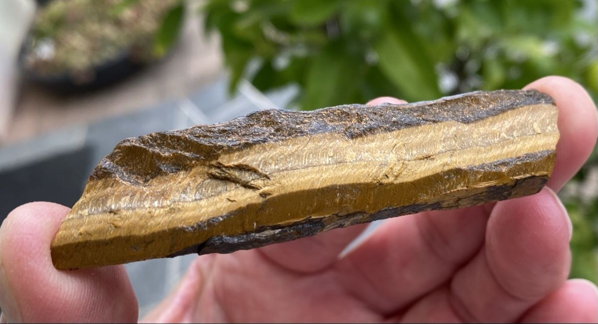 Minerali & Pietre curative: Schönes Stück Tigerauge  – Usato da Selzach venduto da 321compac 4