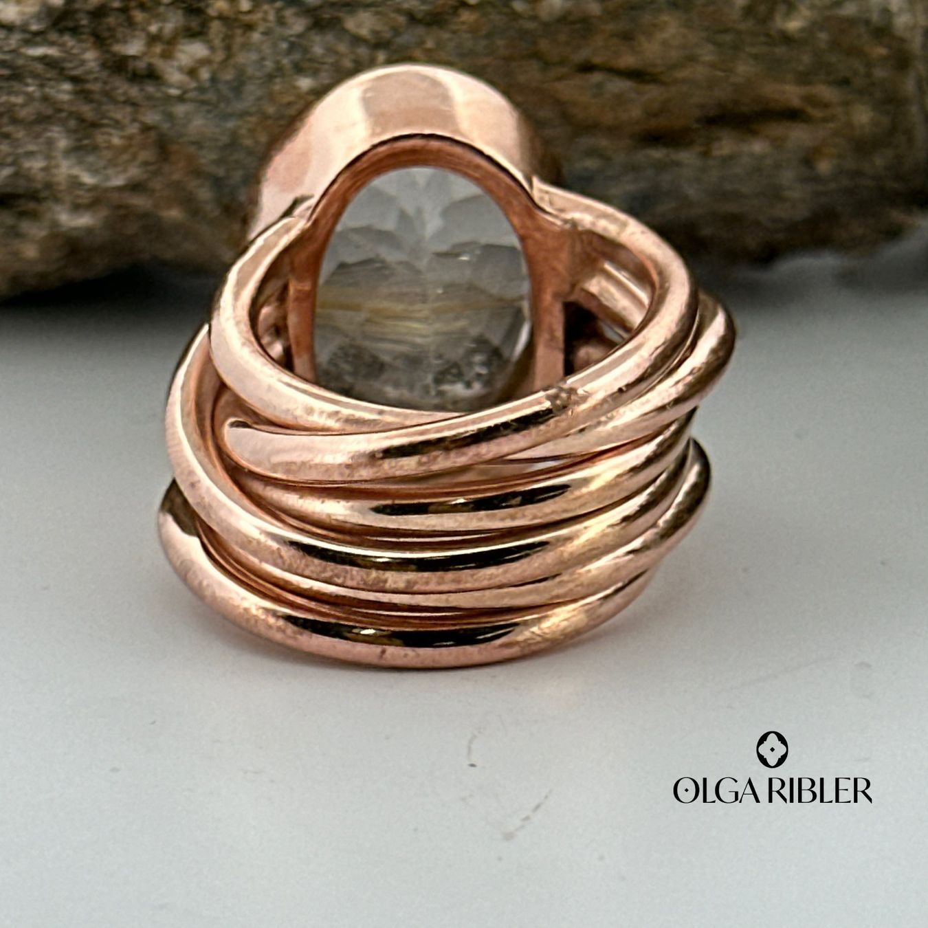 Olga Ribler Anelli: Unikate Silber Ring 925 Grösse 56 mit Rutilquarz – Nuovo (secondo la descrizione) da Luzern venduto da Schmuckoutlet 8