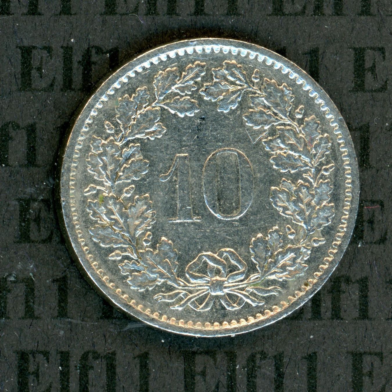 Tutti le monete: CHF___0.10 1975 -vz 10 Rappen – Usato da Widnau venduto da Elf11 1