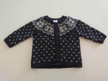 Pull cardigan jaquette Petit bateau mixte fille garcon 6mois