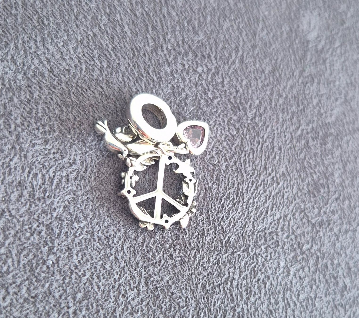Anhänger: Silber Charm Peace +Garantie – Neu (gemäss Beschreibung) aus Rotkreuz von Carbone_Bijou-Shop 2