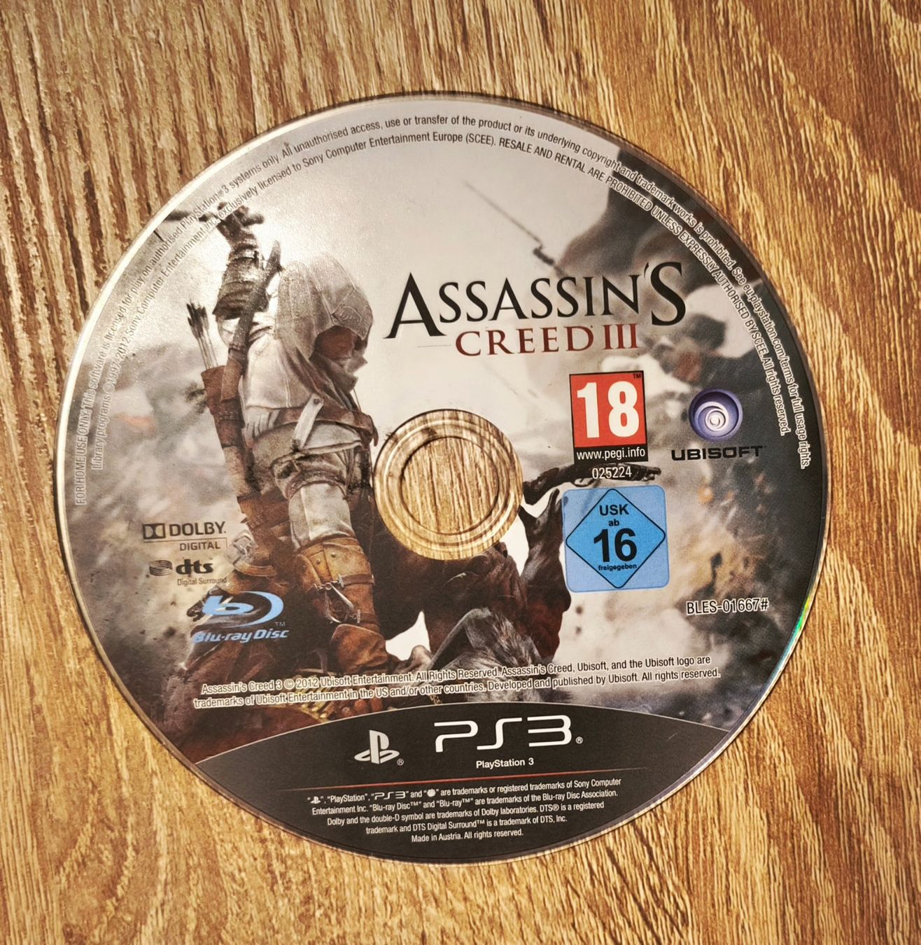 Microsoft Spiele: Assassin's Creed 3 Playsation 3 Spiel – Gebraucht aus Holziken von dwo_2qws