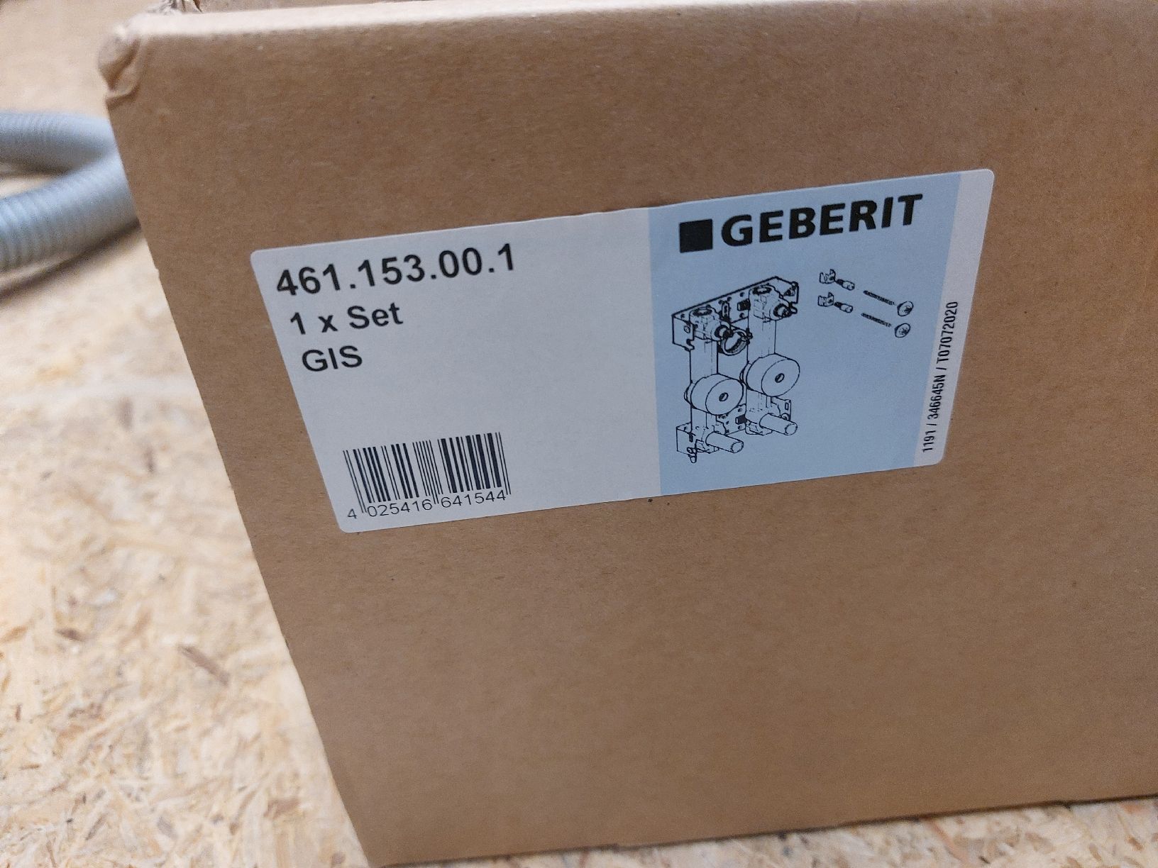 Geberit Armaturen: Geberit GIS Set Waschtisch UP-Ventil NEU OVP – Neu und originalverpackt aus Tuggen von Sani-liquidation 1