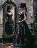 Gothic-Bekleidung Gr S inkl. Corsage *alles muss weg!*