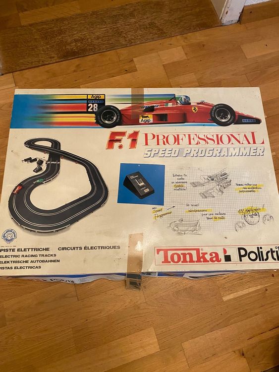 CIRCUIT ÉLECTRIQUE POLISTIL Ferrari F1 Professionnel 2 Voies Complet