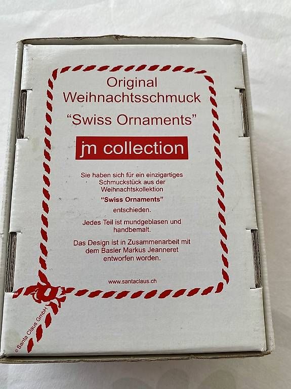 Tutte le decorazioni: Weihnachtsschmuck Kantonswappen Bern  – Usato da Basel venduto da 12Glory 1