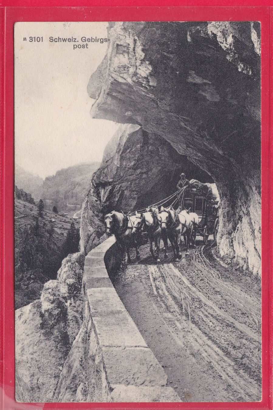 Ansichtskarten: SCHWEIZERISCHE GEBIRGSPOST, 4.4.1930 – Gebraucht aus Oberrieden von Gebirgsstelze