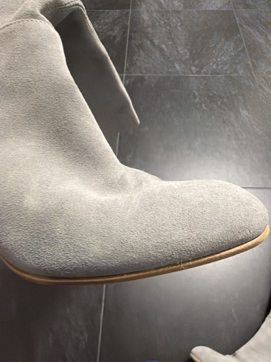 Scarpe da donna: Stiefel Grau Wildleder Grösse 40  – Usato da Däniken SO venduto da NBdesign 3