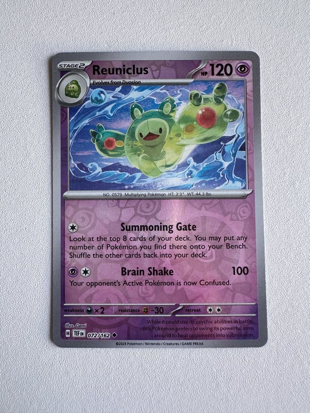 Pokémon Carte collezionabili: Reuniclus TEF EN 072/162 HOLO – Nuovo (secondo la descrizione) da Zürich venduto da 05t_bwx2